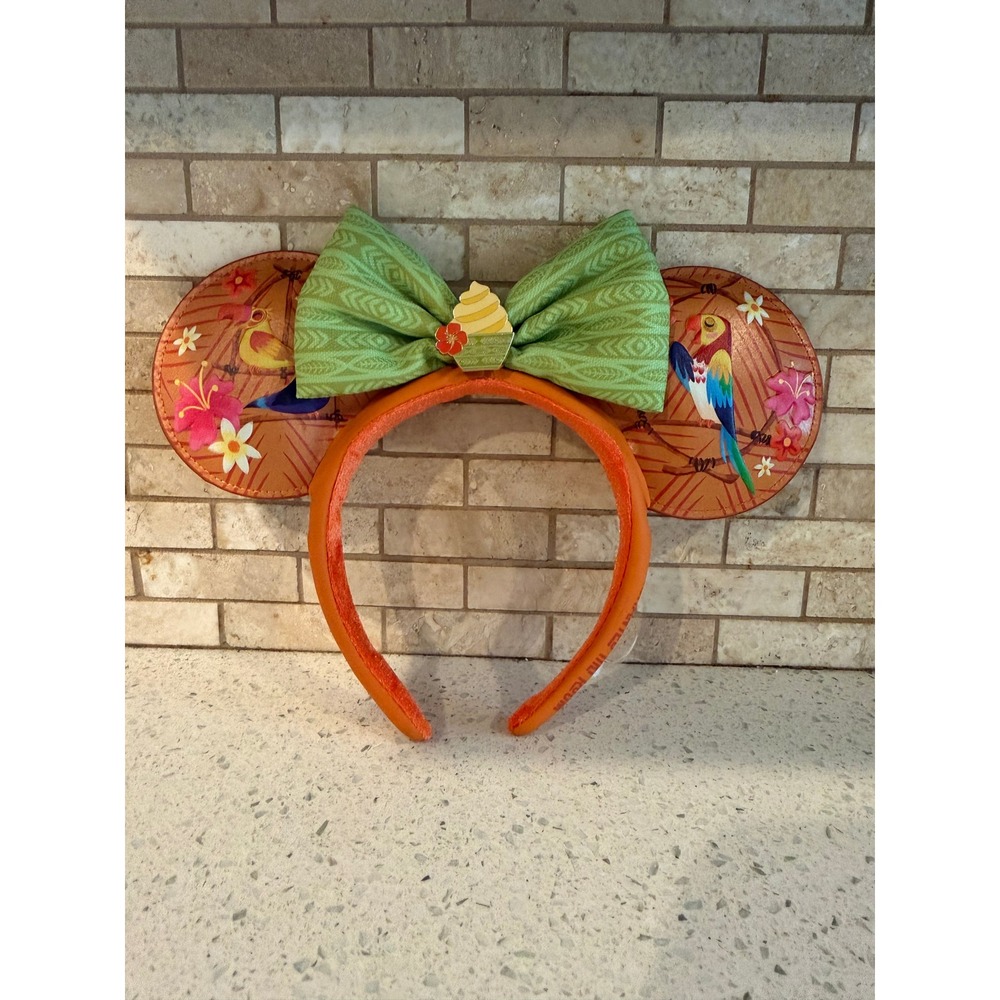 Disney Parks Enchanted Tiki Room Dole Whip Minnie Ears Headband
